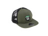 Cap Trucker Snapback with Puch logo patch olive green black